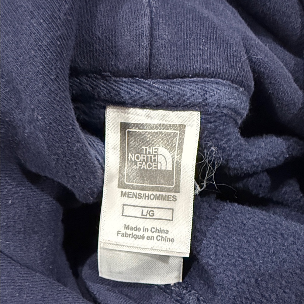 The North Face Navy Cropped Hoodie - Picture 2 of 3